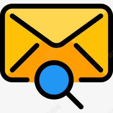 线型电子邮件电子邮件9线型颜色图标图标