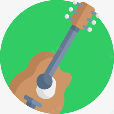 会员节吉他音乐节29平版图标图标