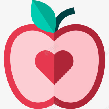 苹果牙医8扁平图标图标