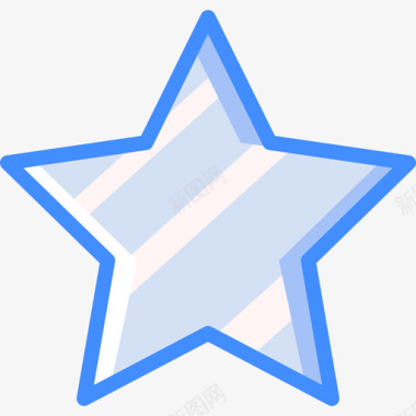 星星基本款14蓝色图标图标