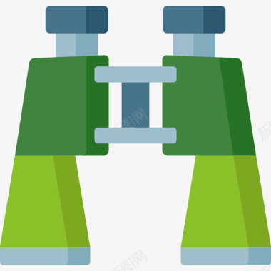 扁平望远镜双筒望远镜犯罪调查19扁平图标图标