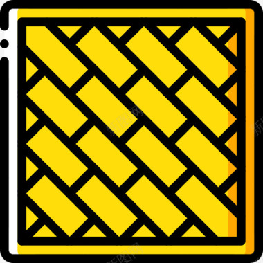 木地板图片镶木地板44号结构黄色图标图标