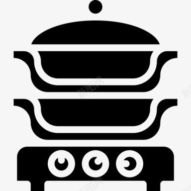 电饭煲美食2填充图标图标