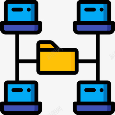 网络图标网络任务2线颜色图标图标