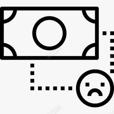 信贷金融投资2线性图标图标