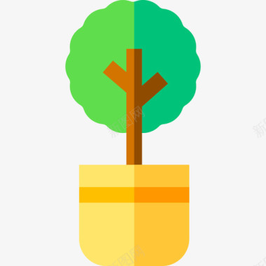 桉树植物图标植物室内植物7平坦图标图标