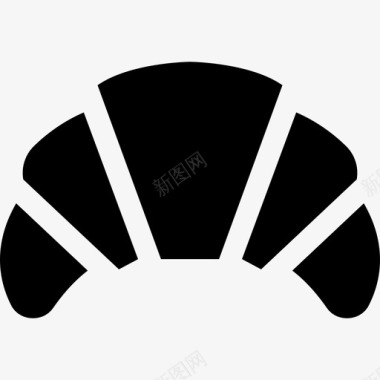 牛角面包甜点5填充图标图标