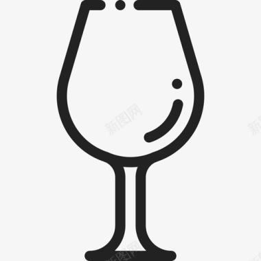 葡萄酒促销直系图标图标
