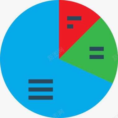扁平化图素材饼图业务图表和图表平面图图标图标