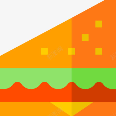 三明治面包片三明治高速公路服务公寓图标图标