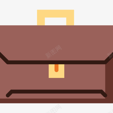 扁平金融时钟图标行李箱商务和金融48扁平图标图标