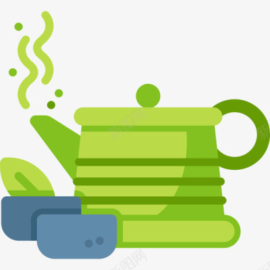 茶茶瑜伽和正念平的图标图标