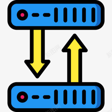 SEO和网络服务器网络托管15线性颜色图标图标