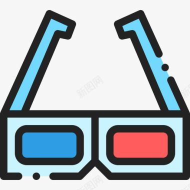天猫3D彩色眼镜11个3d电视图标图标