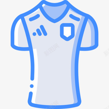 足球衫世界杯2蓝色图标图标