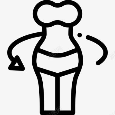 女士水疗和桑拿2直系图标图标