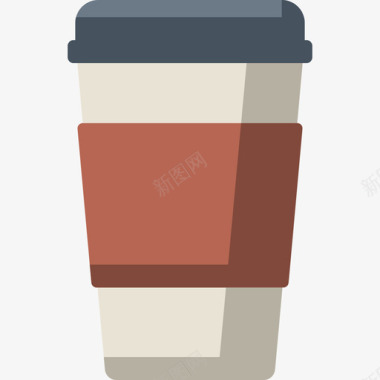 购物中心咖啡购物中心5号公寓图标图标