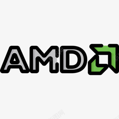 Amd技术标识线颜色图标图标