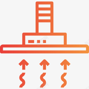 油烟机抽油烟机10户坡度图标图标