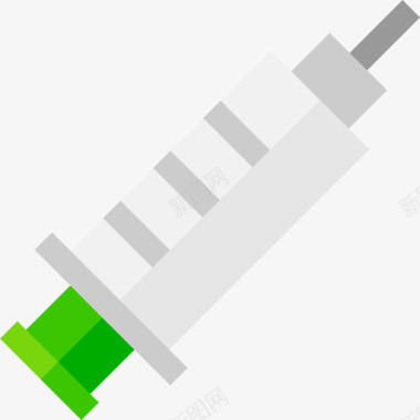 加号图标21注射器健康21扁平图标图标