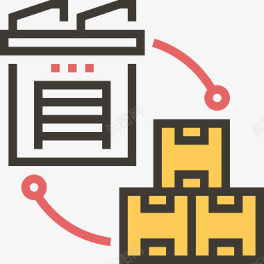 仓库分发仓库产品管理2黄影图标图标