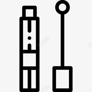 各种颜色口红口红美发10直线型图标图标