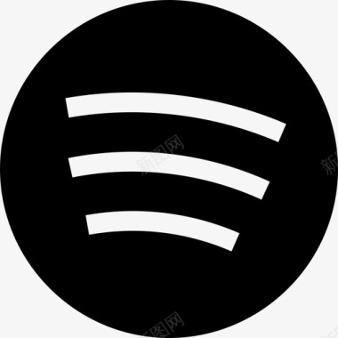 立体50Spotify社交媒体50已填充图标图标