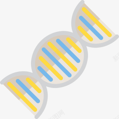 DNA模型Dna健康护理17扁平图标图标
