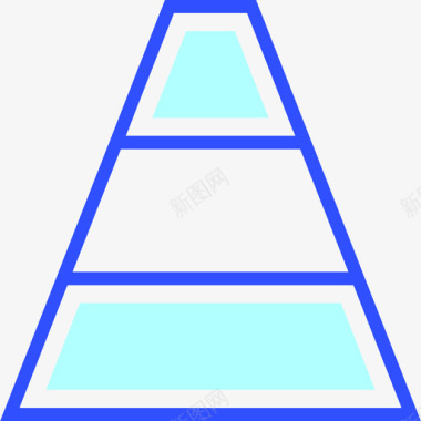 金字塔大海金字塔图金融银行线颜色图标图标