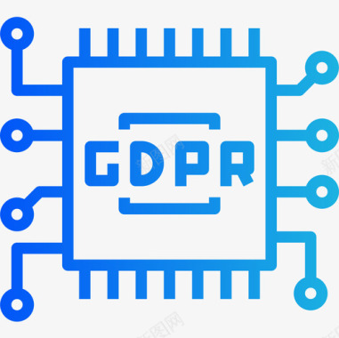 渐变海螺芯片gdpr16渐变图标图标