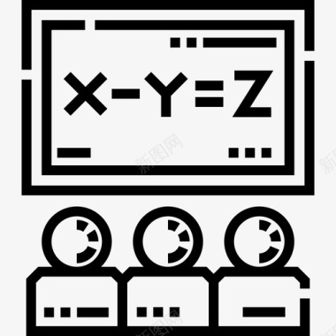 班级班级学习31线性图标图标