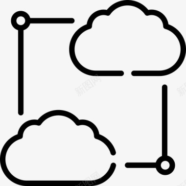 云计算背景图片云计算云计算21线性图标图标