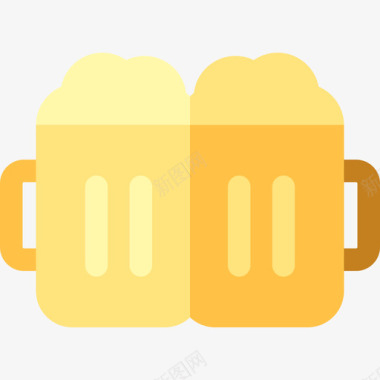 啤酒友谊16平淡图标图标