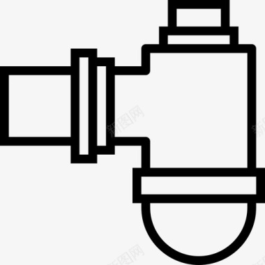 过滤过滤器管道工工具5线性图标图标