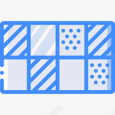调色板桌面出版蓝色图标图标