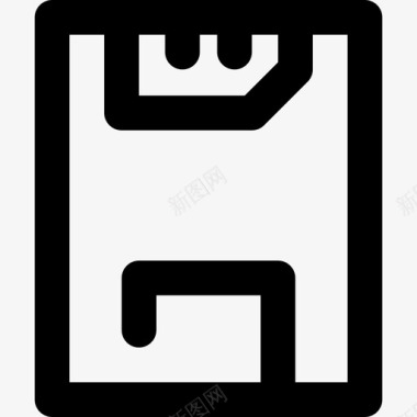 ssdSsd计算机和组件线性图标图标