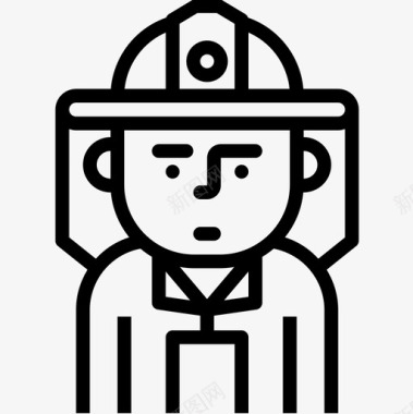 消防员职业人化身5直系图标图标