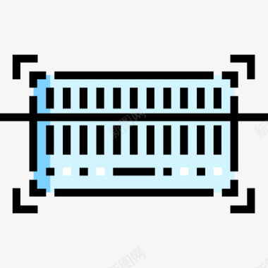 斜着的条形码条形码在线购物45线颜色图标图标