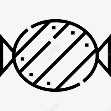 花朵糖果素材糖果夏季派对14直系图标图标