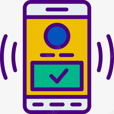 线性智能手机用户界面mobile2线性颜色图标图标