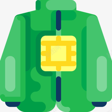 潜水服装智能服装技术43扁平图标图标