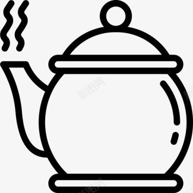 茶壶咖啡馆5直系图标图标