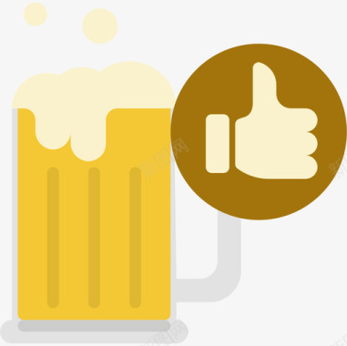 品质啤酒21淡啤图标图标