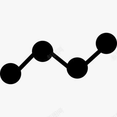 上升折线图折线图大数据6实线图标图标