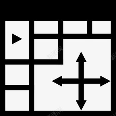 表格设计模板可展开表格图标