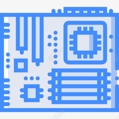 年会主背景板主板tech7蓝色图标图标