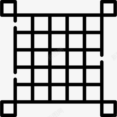 不透明平面13线性图标图标