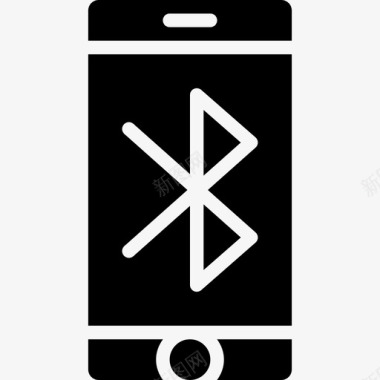 蓝牙蓝牙通信17固态图标图标