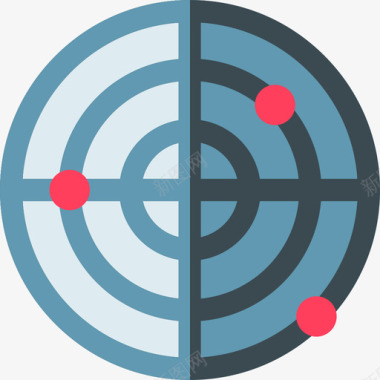 平面设计图框雷达导航和地图4平面图图标图标