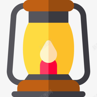日式灯笼灯笼冒险13扁平图标图标
